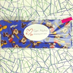 C106 #2 Blue Mickey Mouse Face Mask